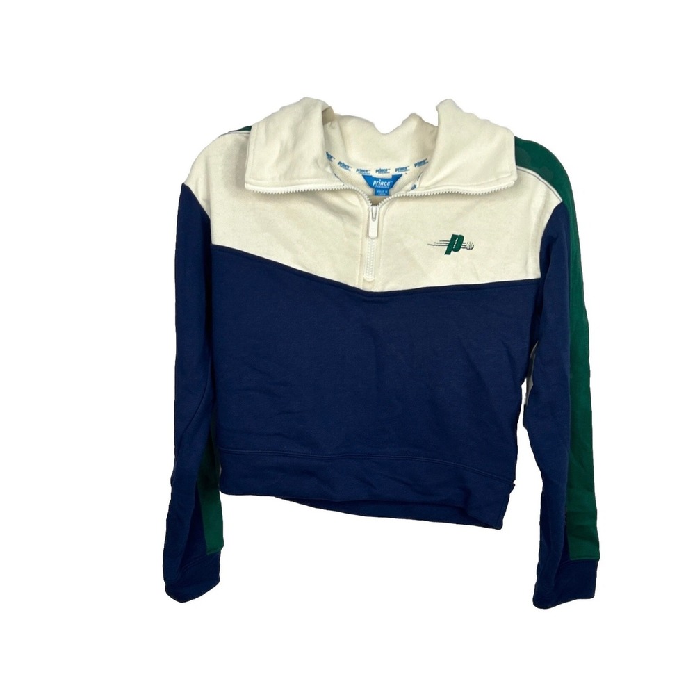 Prince Pickleball Sweatshirt Navy 1/4 Zip Womens XS